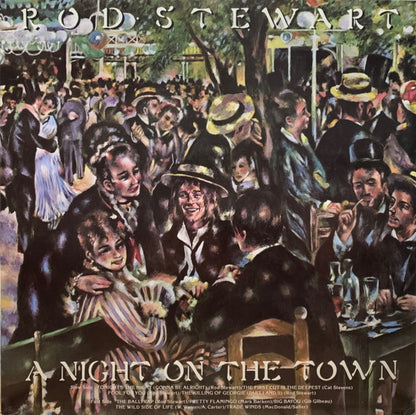 Rod Stewart : A Night On The Town (LP, Album, RE, Win)