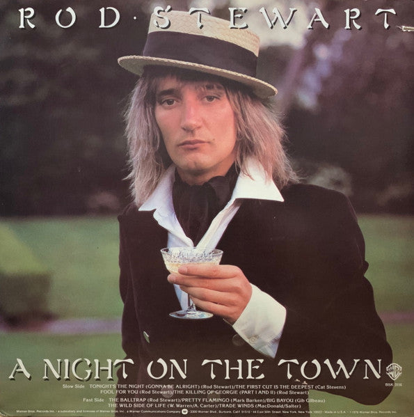 Rod Stewart : A Night On The Town (LP, Album, RE, Win)