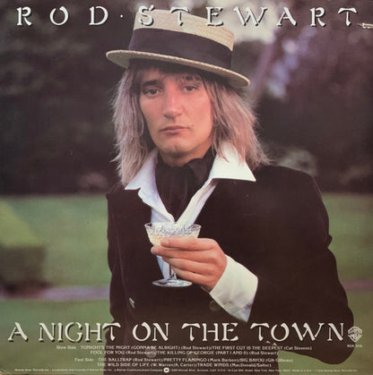 Rod Stewart : A Night On The Town (LP, Album, RE, Win)
