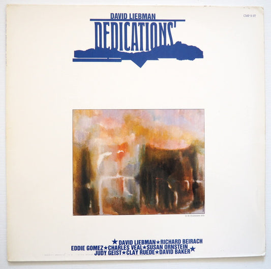 David Liebman : Dedications (LP, Album)