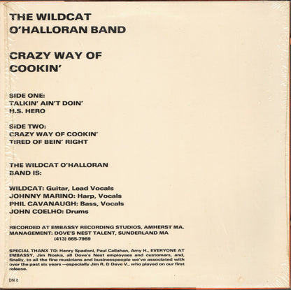 The Wildcat O'Halloran Band : Crazy Way Of Cookin' (12")