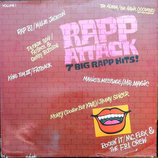 Various : Rapp Attack (Vol. 1) (LP, Comp)