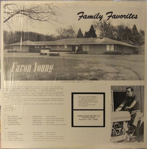 Faron Young : Family Favorites (LP, Album)
