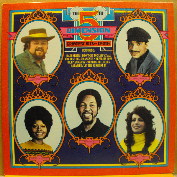 The Fifth Dimension : Greatest Hits On Earth (LP, Comp, RE)