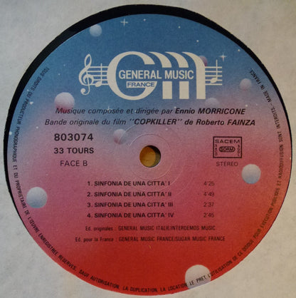 Ennio Morricone : Copkiller - Bande Originale Du Film (LP, Album)