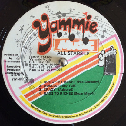 Various : Yammie All Star Volume One (LP, Comp)