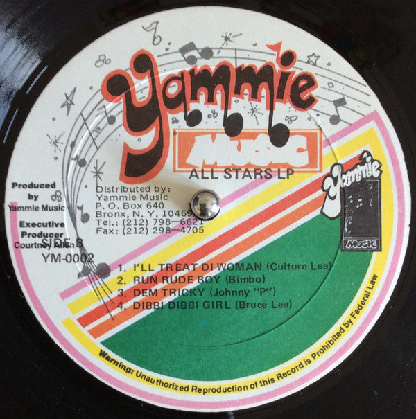 Various : Yammie All Star Volume One (LP, Comp)