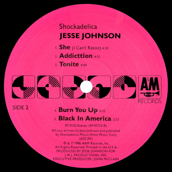 Jesse Johnson : Shockadelica (LP, Album, EMW)