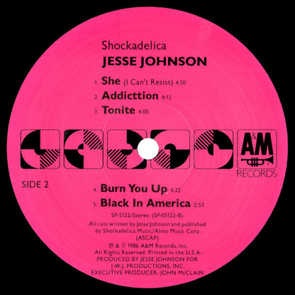 Jesse Johnson : Shockadelica (LP, Album, EMW)