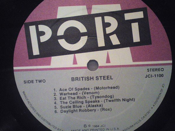 Various : British Steel - England's Latest Heavy Metal Invasion (LP, Comp)