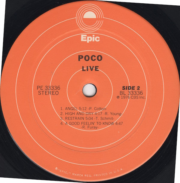 Poco (3) : Live (LP, Album)