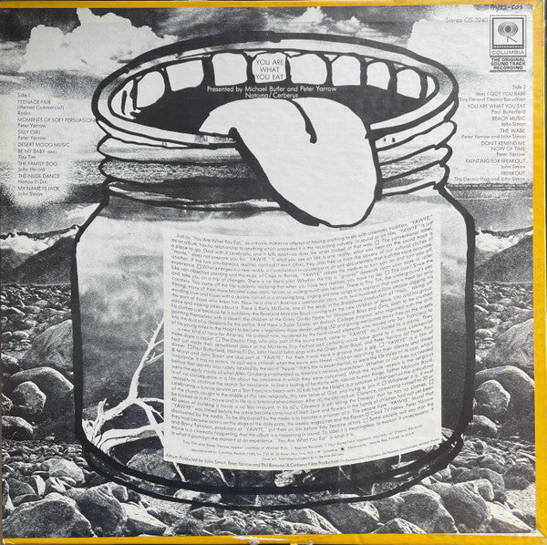 Various : You Are What You Eat (Original Soundtrack Recording) (LP, Ter)