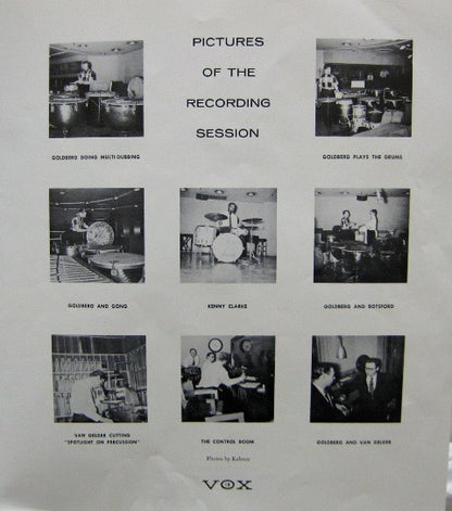 Kenny Clarke / Arnold Goldberg / Al Jazzbo Collins : Spotlight On Percussion (LP, Mono + Box)