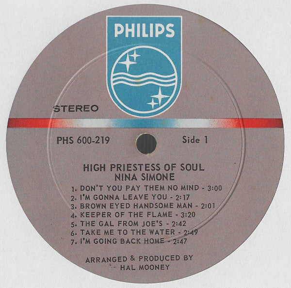 Nina Simone : High Priestess Of Soul (LP, Album)