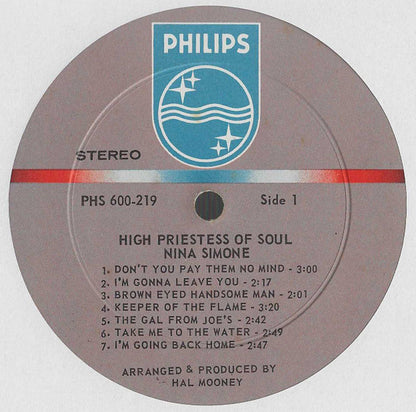 Nina Simone : High Priestess Of Soul (LP, Album)