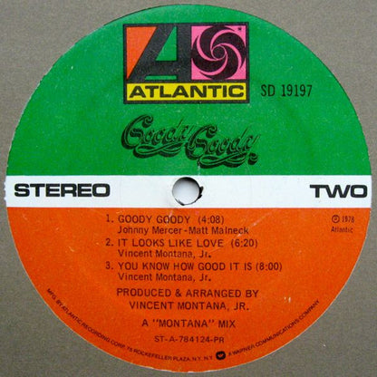 Goody Goody : Goody Goody (LP, Album, PR)