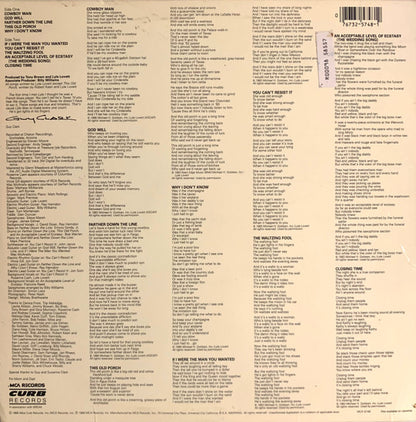 Lyle Lovett : Lyle Lovett (LP, Album, Glo)