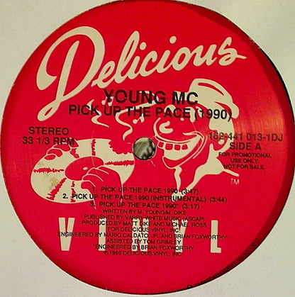 Young MC : Pick Up The Pace (1990) (12", Promo)