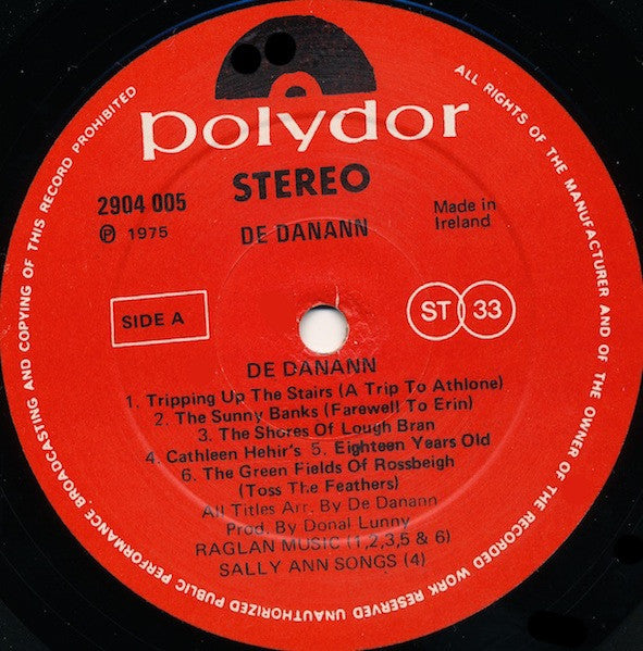 De Danann : De Danann (LP, Album)
