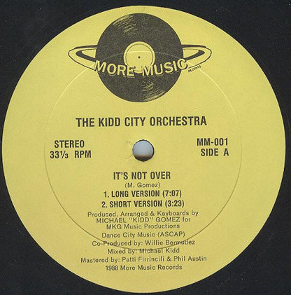 The Kidd City Orchestra : It's Not Over / Voices Inside My House (12")