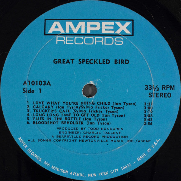 Great Speckled Bird : Great Speckled Bird (LP, Album, All)