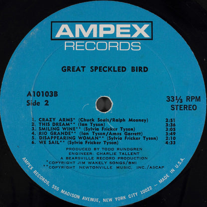 Great Speckled Bird : Great Speckled Bird (LP, Album, All)