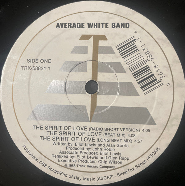 Average White Band Featuring Chaka Khan And Ronnie Laws : The Spirit Of Love (12", Promo)
