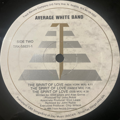 Average White Band Featuring Chaka Khan And Ronnie Laws : The Spirit Of Love (12", Promo)