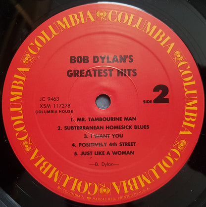 Bob Dylan : Bob Dylan's Greatest Hits (LP, Comp, RE, Col)