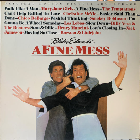 Various : A Fine Mess (Original Motion Picture Soundtrack) (LP, Album, Comp, SRP)