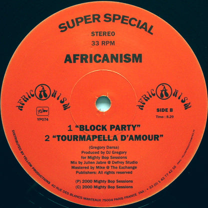 Africanism : Tourment D'amour (12")
