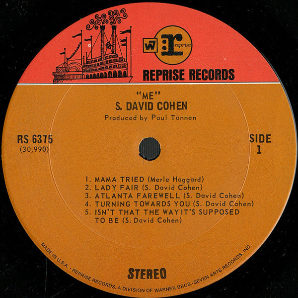 S. David Cohen : Me (LP, Album)