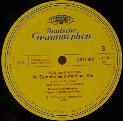 Ludwig van Beethoven - Herbert von Karajan, Anna Tomowa-Sintow, Agnes Baltsa, Peter Schreier, José van Dam, Wiener Singverein, Berliner Philharmoniker : Symphonie Nr. 9 - Symphonie Nr. 8 (2xLP + Box)