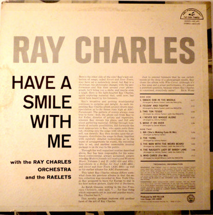 Ray Charles : Have A Smile With Me (LP, Album, Mono)