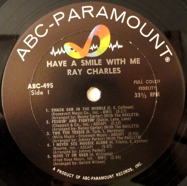 Ray Charles : Have A Smile With Me (LP, Album, Mono)