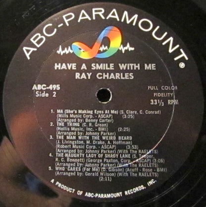 Ray Charles : Have A Smile With Me (LP, Album, Mono)