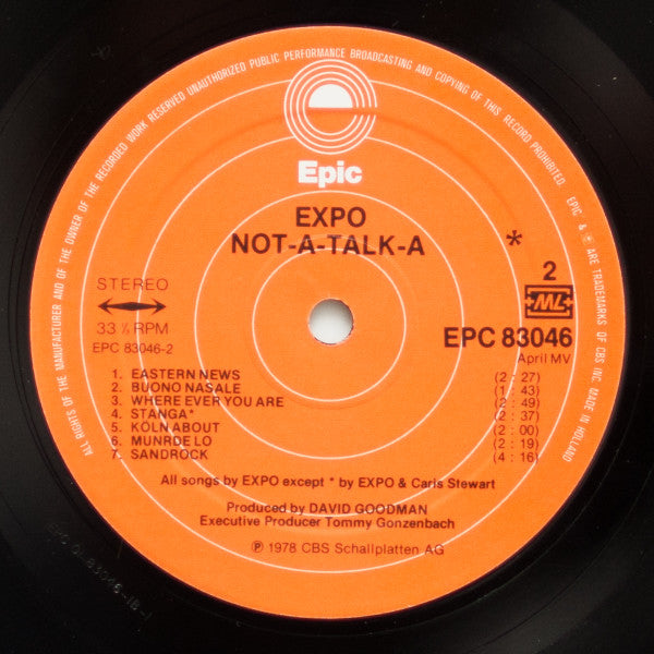 Expo (5) : Not-A-Talk-A (LP)