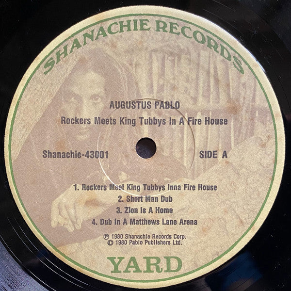 Augustus Pablo : Rockers Meets King Tubbys In A Fire House (LP, Album)