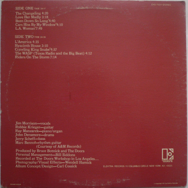The Doors : L.A. Woman (LP, Album, RE, Spe)