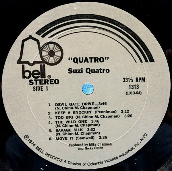 Suzi Quatro : Quatro (LP, Album, Mon)
