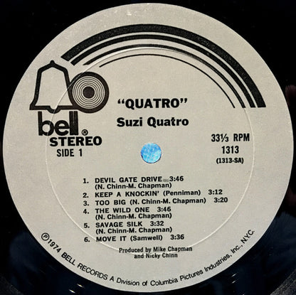 Suzi Quatro : Quatro (LP, Album, Mon)