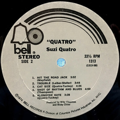 Suzi Quatro : Quatro (LP, Album, Mon)
