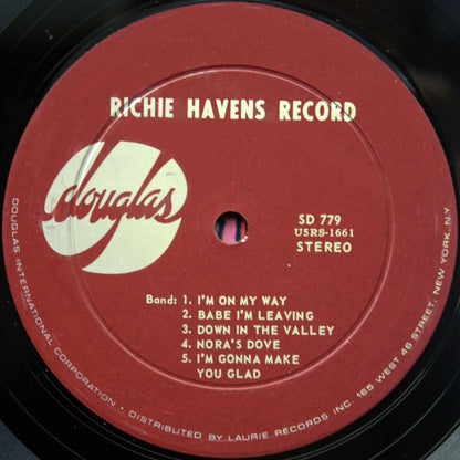 Richie Havens : Richie Havens' Record (LP, Album, Ind)