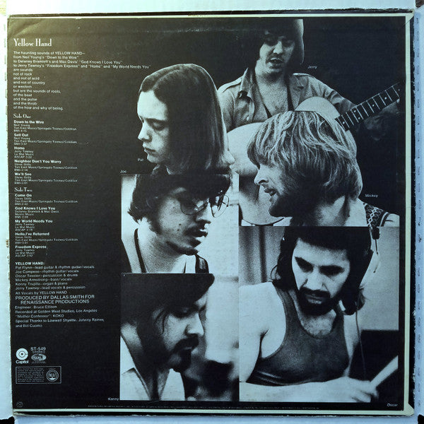 Yellow Hand (2) : Yellow Hand (LP, Album)