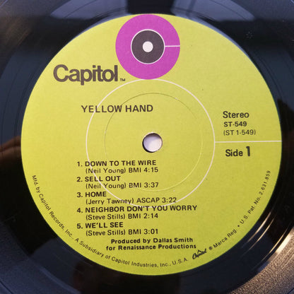 Yellow Hand (2) : Yellow Hand (LP, Album)