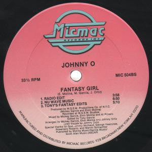 Johnny O : Fantasy Girl (12", RE, 928)