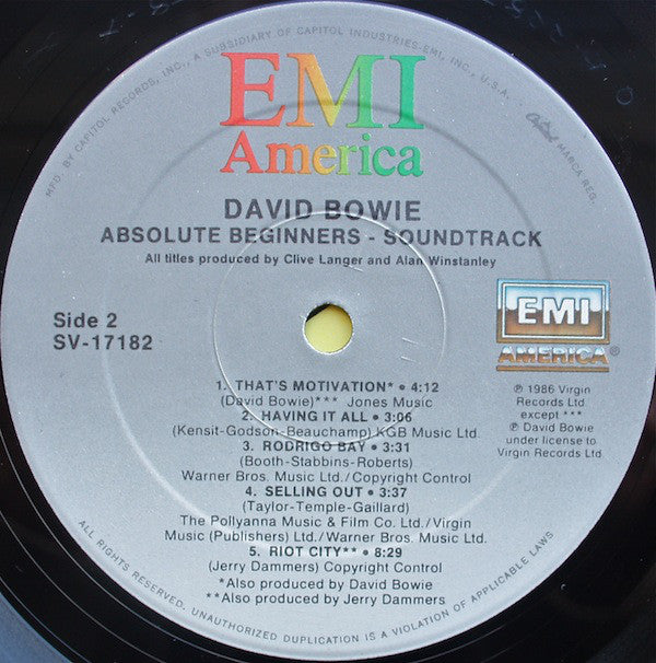 Various : Absolute Beginners - The Musical (Songs From The Original Motion Picture) (LP, Album, Spe)