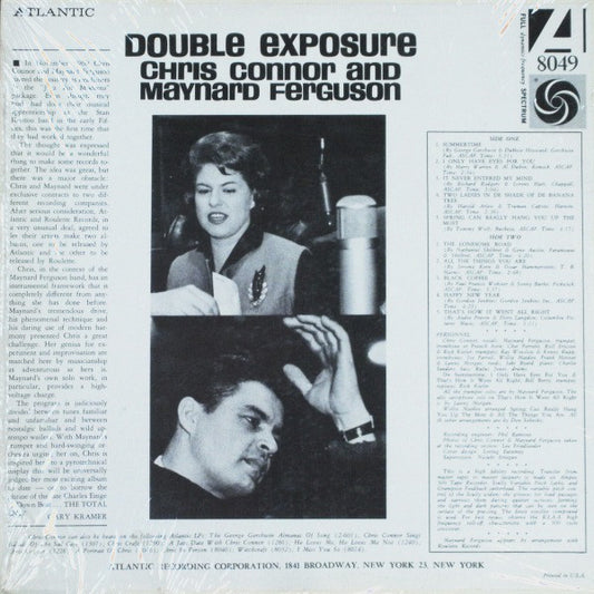 Chris Connor And Maynard Ferguson : Double Exposure (LP, Album, Mono, MGM)