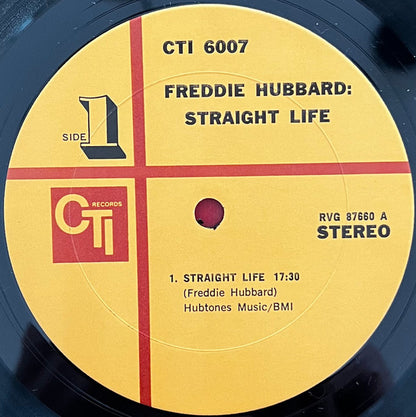 Freddie Hubbard : Straight Life (LP, Album, Gat)