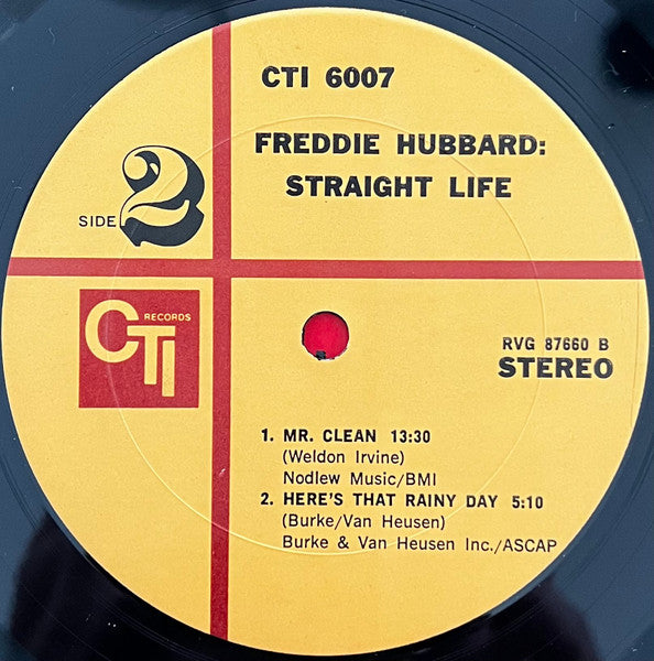 Freddie Hubbard : Straight Life (LP, Album, Gat)